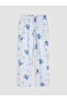 Lcw Kids Ecru Stitch Printed Girls' Pajama Set - 5