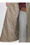 Esvab • Modern & Distinctive Jacket Roba Collar Belted Women's Trench Coat - 6