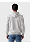 Lcwaikiki Classic Gray Hooded Men's Zippered Sweatshirt - 3
