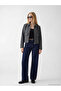 Xside Anthracite Shirt Collar Women's Cashmere Jacket - 3