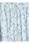 Lcw Kids Blue Girls Floral Patterned Wide Leg Shorts - 2