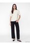 Two Mt Shop Quality Lcw Modest Beige Interlock Plain Loose & Baggy Short Sleeve Women's T-Shirt - 2