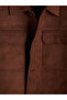 I Standart Fit Shirt Roba Collar Men's Suede Coat from Freezen Store - 8
