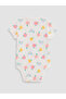 I Zero Roba Collar Printed Baby Girl Bodysuit 3-Piece from Freezen Store - 5