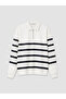 Timeless Clothing & Timeless Choices Devark Roba Collar Striped Men's Sweatshirt - 6