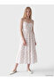 Esvab • Modern & Distinctive Cherry Embroidered Layered Dress with Rope Straps - 2