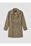 Southblue Brown Regular Fit Double-Breasted Collar Men's Trench Coat - 7