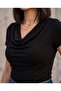 Women's Degaje Collar Short Sleeve Blouse - 2