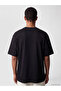 Lcw Vision Black Boxy Fit Thick Fabric T-Shirt /05 - 4