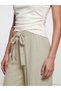 Trendlucky Women's Trousers with Elastic Waist and Difference in Color - 3