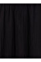 Trendlucky Plus Size Linen Blend Flared Skirt with Difference - 4