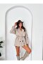 Windbreaker Detailed Belted Araboy Trench Coat