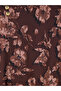 Esvab • Modern & Distinctive Floral A-Line Skirt with Waist Cord - 8