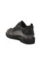 Black Genuine Leather Lace-Up Men's Casual Shoes 3467 - 4