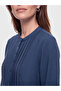 Lcw Grace Indigo Crew Neck Embroidered A-Line Dress - 3