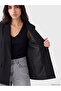Texx Store Quality Lcw Vision Black Crepe Plain Standard & Regular Women's Blazer Jacket - 6