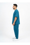 Men's 2 Thread Basic T-Shirt and Pants Two-Piece Set - 4