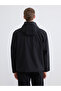 Lcw Vision Black Standard Fit Hooded Men's Raincoat - 4
