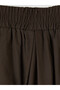 Xside Brown Flared Skirt with Elastic Waist, 100% Cotton - 7