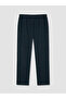 Navy Blue Regular Fit Men's Pajama Bottoms - 2