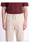 Xside Beige Relax Fit Gabardine Men's Trousers - 3