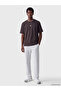 Xside Active Brown Crew Neck Men's Sports T-Shirt - 2