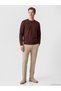 Southblue Brown Crew Neck Men's Knitwear Sweatshirt - 2