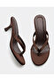 Women's Wide Band Flip-Flop Slippers with 5 cm Goblet Heels