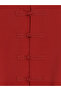 Two Mt Shop Quality Lcw Modest Red Plain Standard & Regular Oval Neck Midi Dress - 7