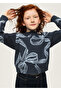 Girl's Bow Patterned Sweater 7337