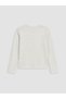 Lcw Kids Gray Crew Neck Glitter Girls' 2-Piece T-Shirt - 4