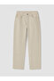 Southblue Beige Regular Fit Linen Blend Men's Trousers - 5