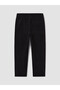 Black Elastic Waist Boys' Trousers - 3