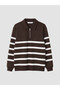 Timeless Clothing & Timeless Choices Devark Roba Collar Striped Men's Sweatshirt - 5