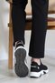 Black - Men's and Women's Knitted Knitwear Sports Shoes - 5