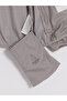 Lcwaikiki Classic Gray Regular Fit Hooded Men's Raincoat - 6