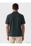 Rmz Gi̇yi̇m Farkiyla Devrik Roba Yaka Men's T-Shirt - 5