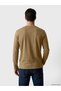 Lcwaikiki Classic Yellow Crew Neck Long Sleeve Men's T-Shirt - 3