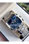 Silver Color - Men's Wristwatch - with Bracelet Gift - 4