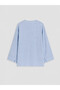 Lcw Modest Blue Crochet Collar Oversize Blouse - 6