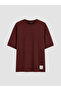 Xside Brown Crew Neck Men's T-Shirt - 5