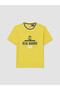 Xside Active Yellow Crew Neck Printed Men's Sports T-Shirt - 5