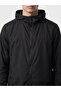 Lcwaikiki Classic Black Regular Fit Hooded Men's Raincoat - 3