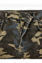 Comfortable Fit Cotton Pocketed Camouflage Patterned Baggy Jean Trousers - 4