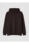 Brown Kangaroo Pocket Men's Hoodie - 5