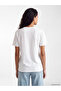 Xside White Printed 100% Cotton Women's T-Shirt - 4