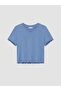 Lcw Dream Blue V-Neck Ruffled Women's Pajama Set - 6