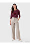 Lcw Everyday Plum Crew Neck Stone Blouse - 2