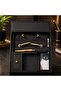 PU Desk Sets 8 Pcs (Black) - 6