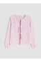 Alita City Farkıyla Lcw Everyday Pink Striped Oval Neck Long Sleeve Women's Blouse - 5